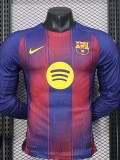 25-26 BAR Home Long Sleeve Player Version Soccer Jersey (长袖球员)