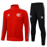 25-26 Flamengo Red Jacket Tracksuit #A2517