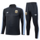 25-26 Argentina Dark gray Half Pull Tracksuit #B2529(半拉链)