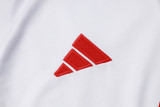 25-26 LIV White Half Pull Tracksuit #B2534(半拉链)