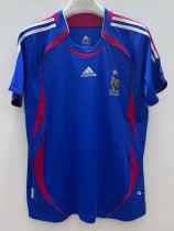 2006 France Home Retro Soccer Jersey