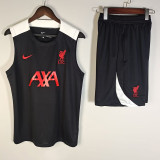 25-26 LIV Black Tank top and shorts suit (肩白色)