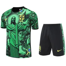 25-26 Brazil Green Training Short Suit