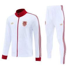 25-26 Bayern White Jacket Tracksuit