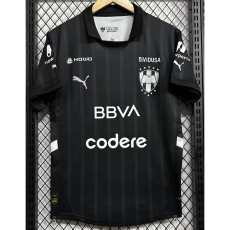 24-25 Monterrey Third Black Fans Soccer Jersey (黑色)