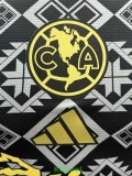 25-26 Club America White Black Player Version Soccer Jersey