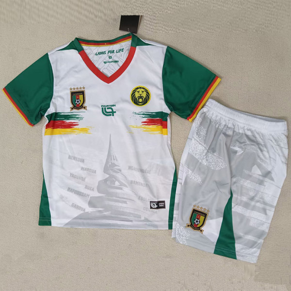 25-26 Cameroon Third Kids Soccer Jersey