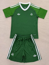 25-26 Argentina Green GoalKeeper Kids Soccer Jersey