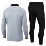 2025 NK Grey Half Pull Tracksuit #08 (半拉链)