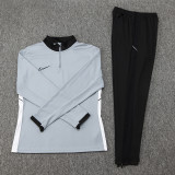 2025 NK Grey Half Pull Tracksuit #08 (半拉链)