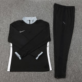 2025 NK Black Half Pull Tracksuit #08 (半拉链)