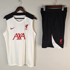 25-26 LIV Khaki Tank top and shorts suit (肩黑色)