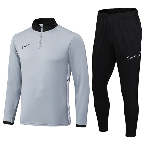 2025 NK Grey Half Pull Tracksuit #08 (半拉链)