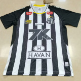 25-26 Santos FC Away Print Sponsor Fans Soccer Jersey