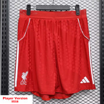 25-26 LIV Red Player Version Shorts Pants (球员短裤)
