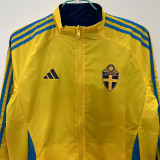 25-26 Sweden Yellow & Royal blue Double Sided Windbreaker (双面风衣)
