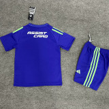 25-26 Colo-Colo Purple Goalkeeper Kids Soccer Jersey
