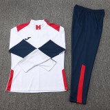 2025 JOM White Half Pull Tracksuit (半拉链)