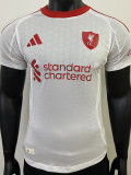 25-26 LIV White Player Version Soccer Jersey