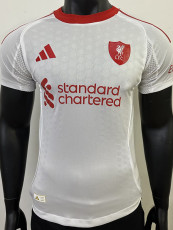 25-26 LIV White Player Version Soccer Jersey
