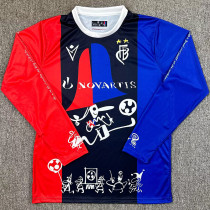 25-26 BAR Blue Red Special Edition Long Sleeve Soccer Jersey (长袖)