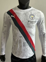 25-26 Man City Away Long Sleeve Player Version Soccer Jersey (长袖球员)