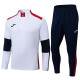 2025 JOM White Half Pull Tracksuit (半拉链)