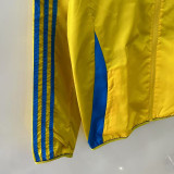 25-26 Club America Yellow & Royal blue Double Sided Windbreaker (双面风衣)