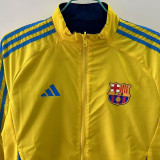 25-26 BAR Yellow & Royal blue Double Sided Windbreaker (双面风衣)