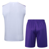 25-26 RMA White Tank top and shorts suit #D2511