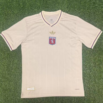 24-25 Lyon Beige Anniversary Edition Fans Soccer Jersey