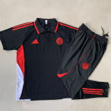 25-26 Bayern Black Polo Tracksuit #C2515