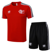 25-26 Flamengo Red Training Short Suit #D2519