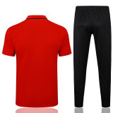 25-26  Man Utd Red Polo Tracksuit #C2506