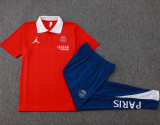 25-26 PSG Red Polo Tracksuit #C1160