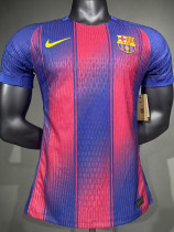 25-26 BAR Home Player Version Soccer Jersey (前无广告)