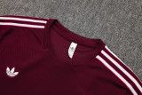 25-26 Bayern Jujube red Training Short Suit #D2527
