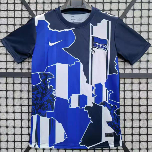 25-26 Hertha BSC Blue Special Edition Fans Soccer Jersey