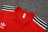 25-26 Flamengo Red Tank top and shorts suit #D2513