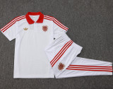 25-26 Bayern White Polo Tracksuit #C2510