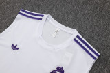 25-26 RMA White Tank top and shorts suit #D2511