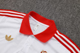 25-26 Bayern White Polo Tracksuit #C2510