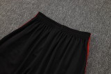 25-26 Flamengo Black Tank top and shorts suit #D2530