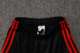 25-26 Flamengo Black Tank top and shorts suit #D2530