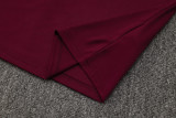25-26 Ajax Jujube red Tank top and shorts suit #D2531