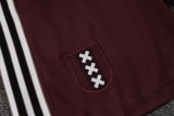 25-26 Ajax Jujube red Training Short Suit #D2528
