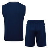 25-26 Portugal Royal blue Tank top and shorts suit #D2532