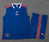 25-26 ARS Royal blue Tank top and shorts suit #D2516