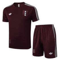 25-26 Ajax Jujube red Training Short Suit #D2528
