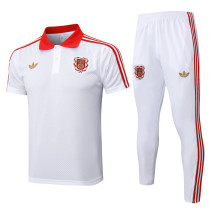 25-26 Bayern White Polo Tracksuit #C2510
